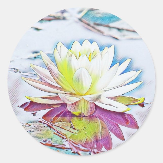 Water Lily Stickers (Front)