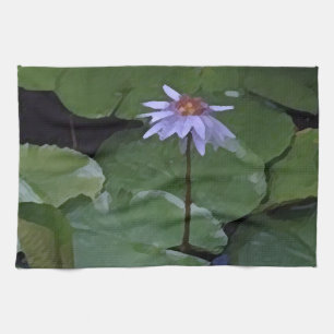 Water Lily Tea Towel