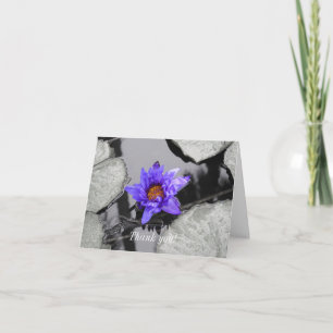 Water Lily Thank You Card
