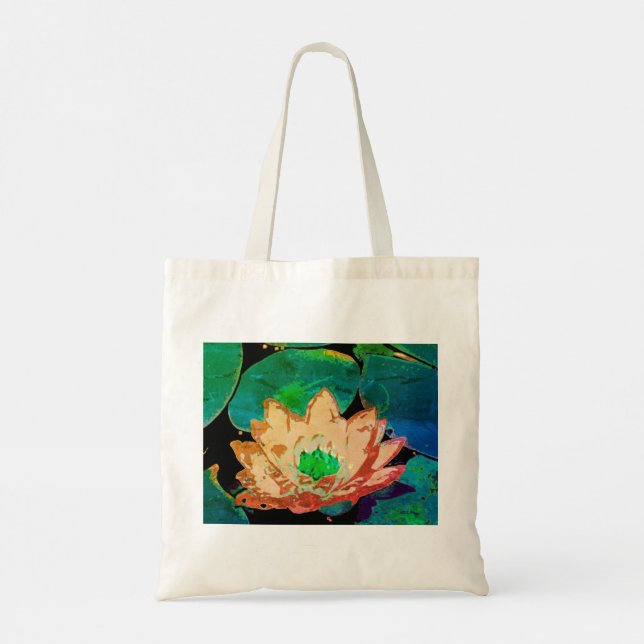 Water Lily! Tote Bag (Back)