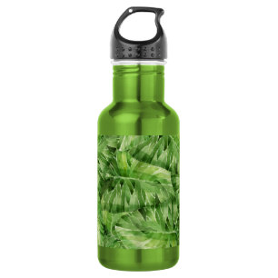 water-lily watercolor 532 ml water bottle
