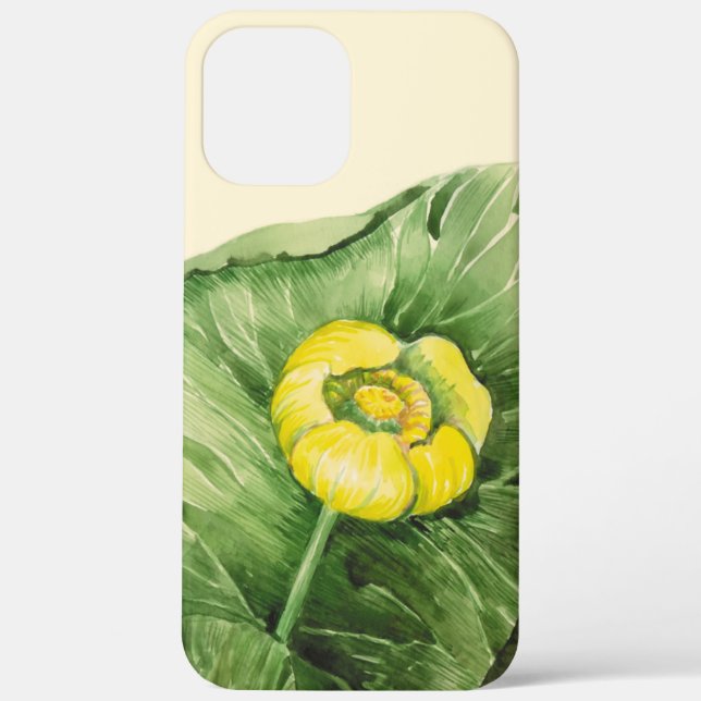 water-lily watercolor Case-Mate iPhone case (Back)