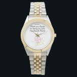 Water Lily Wedding Souvenirs Keepsakes Giveaways Watch<br><div class="desc">Click on our store and see all the COLLECTIONS for matching printed material for our many beautiful floral wedding designs, including engagement, save the date cards, bridal shower & wedding invitations, seating plans, table cards, guest books, banners and ideas. . Souvenir gifts including favour boxes, keychains, magnets, cards, chocs, charms,...</div>