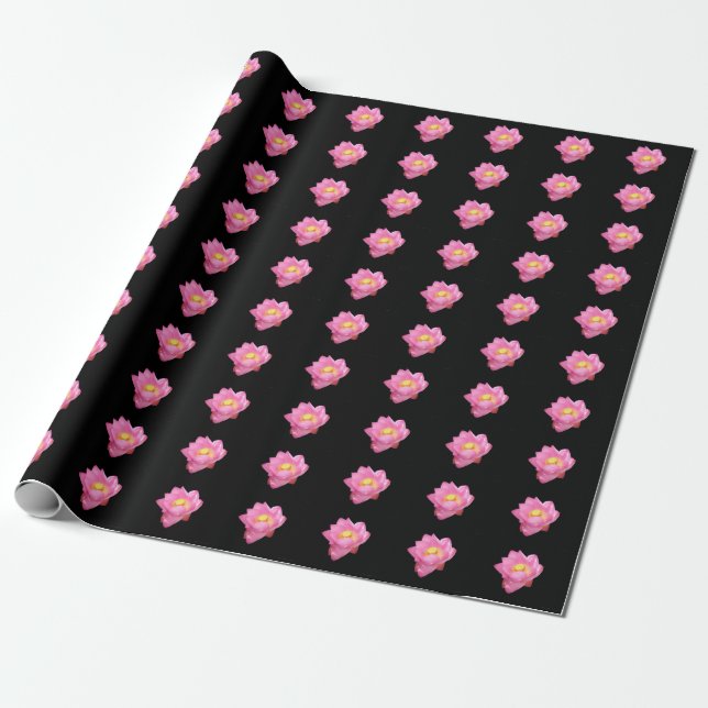 Water Lily Wrapping Paper (Unrolled)