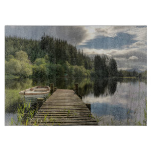 Water Loch Ard Trossachs National Park Cutting Board