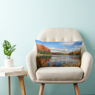 Water Mabel Lake Canada Lumbar Cushion