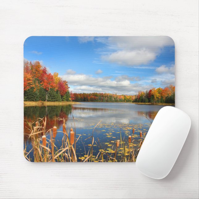 Water | Mabel Lake Canada Mouse Pad (With Mouse)