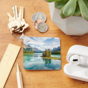 Water   Maligne Lake, Jasper National Park, Canada Key Ring