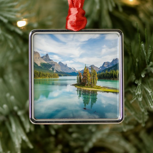 Water | Maligne Lake, Jasper National Park, Canada Metal Tree Decoration (Tree)