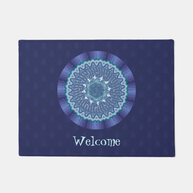 Water Mandala Doormat (Front)