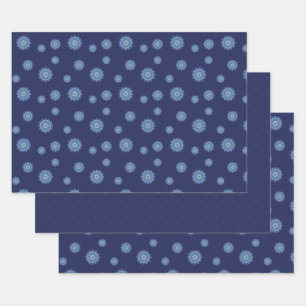 Water Mandala Wrapping Paper Set