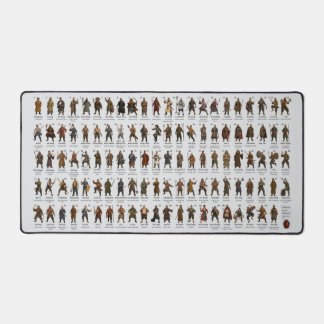 Water Margin Desk Mat: Outlaws Mat