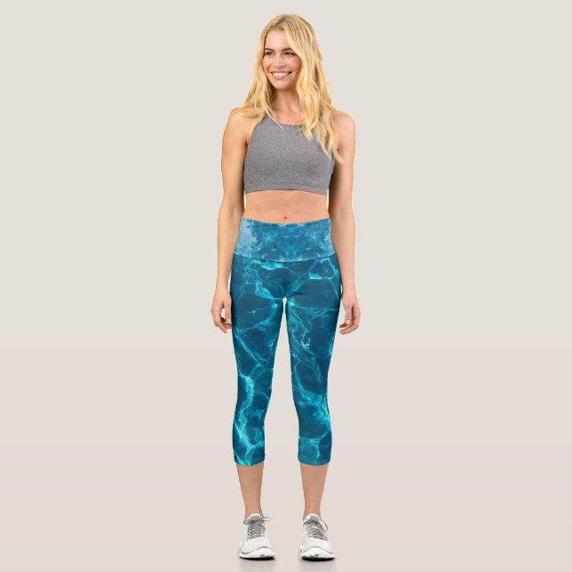 Water Mark Capri Leggings (Front)