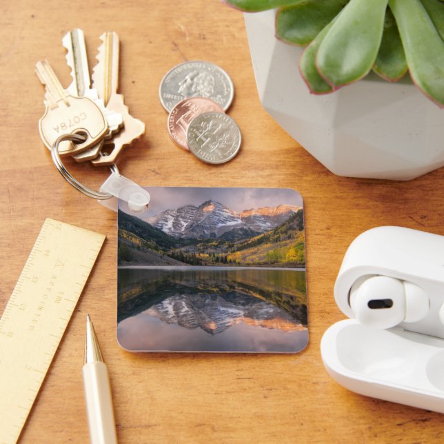 Water | Maroon Bells Colorado Key Ring (Desk)