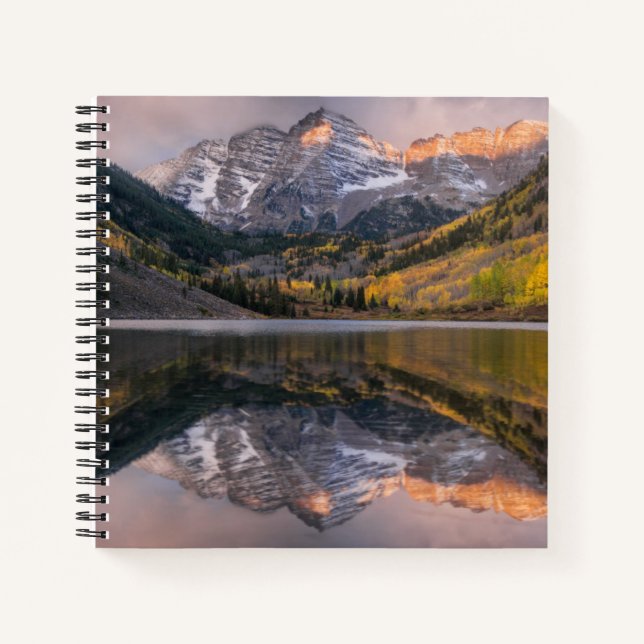 Water | Maroon Bells Colorado Notebook (Front)