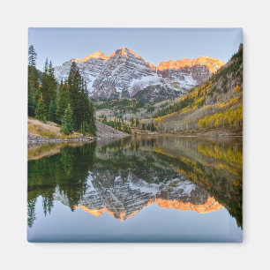 Water   Maroon Bells Lake Aspen Trees Magnet