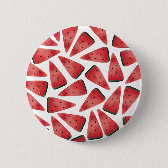 Water Melon 6 Cm Round Badge (Front)