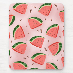 Water Melon Pattern Mouse Pad