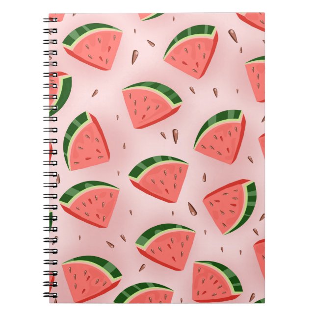 Water Melon Pattern Notebook (Front)