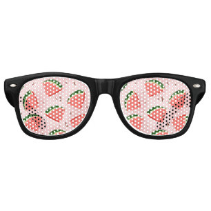 Water Melon Pattern Retro Sunglasses