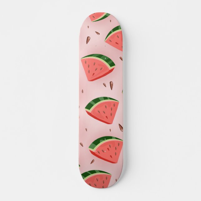 Water Melon Pattern Skateboard (Front)
