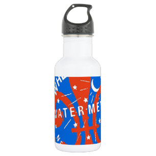 Water Metre Abstract New Orleans 532 Ml Water Bottle