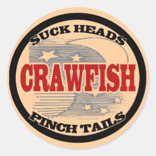 Water Metre Cover Crawfish Classic Round Sticker