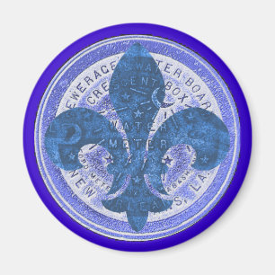 Water Metre Fleur De Lis Magnet