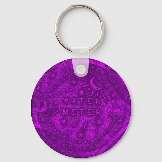 Water Metre Lid Key Ring (Front)