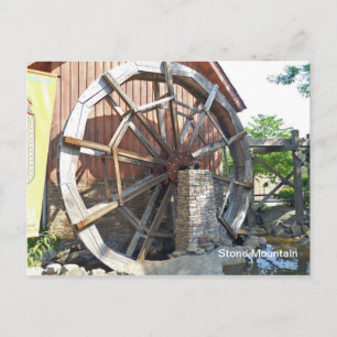 Water Mill Stone Mountain, Georgia Postcard