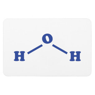 Water Molecular Chemical Formula Magnet
