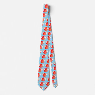 Water Molecule H2O Double Sided Tie