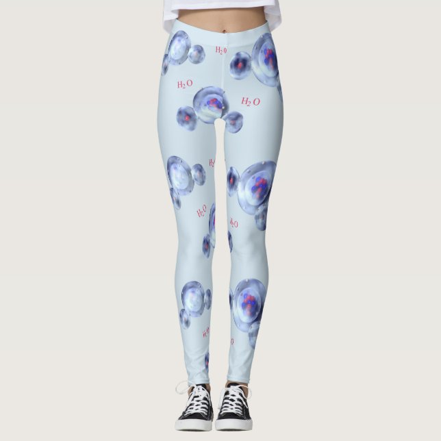 Water Molecules Leggings (Front)