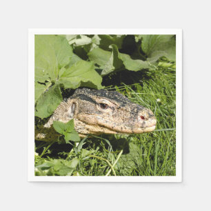 Water monitor lizard napkin