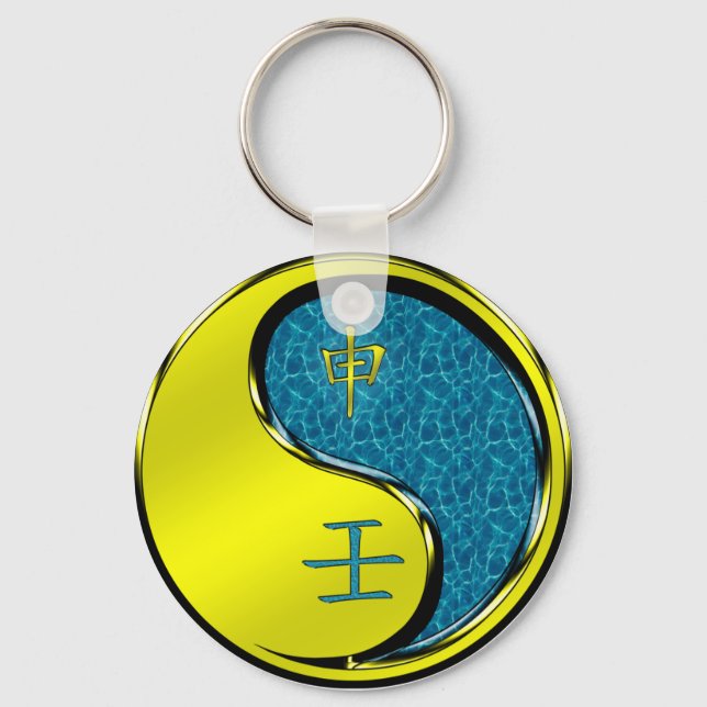Water Monkey Key Ring (Front)