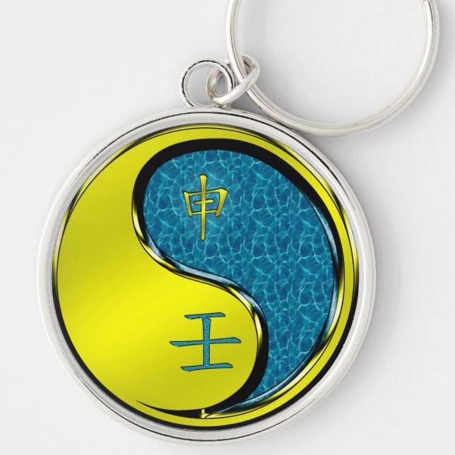 Water Monkey Key Ring (Front)