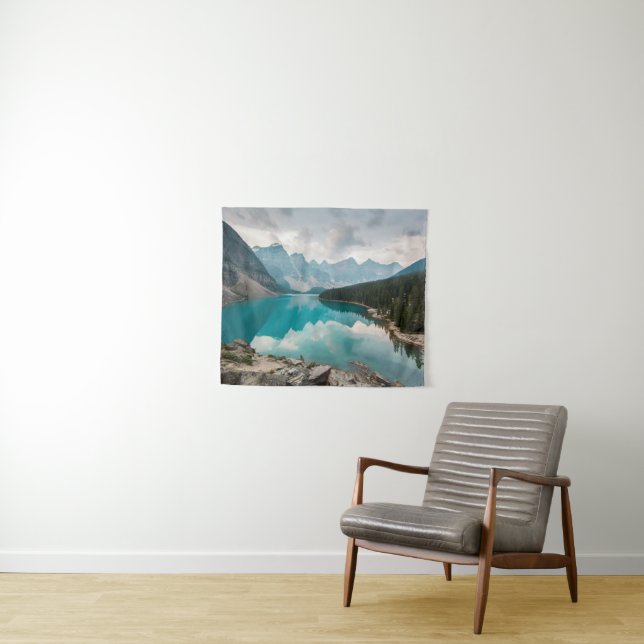 Water | Moraine Lake Alberta Canada Tapestry (In Situ (Horizontal))