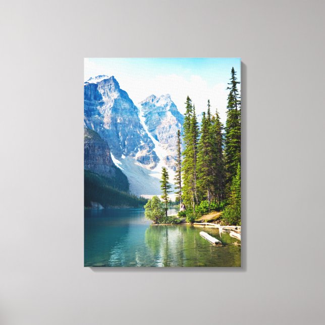 Water | Moraine Lake, Canada Canvas Print (Front)