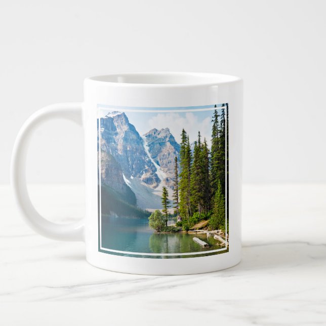 Water | Moraine Lake, Canada Large Coffee Mug (Left)