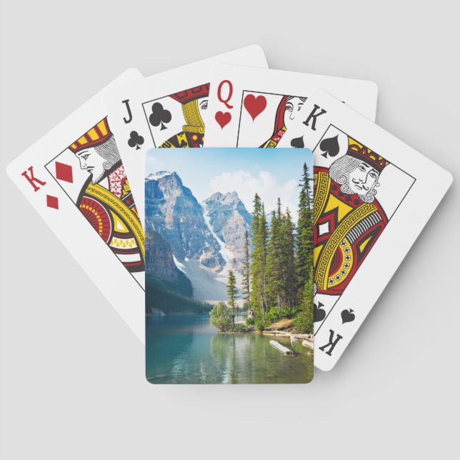 Water | Moraine Lake, Canada Playing Cards (Back)