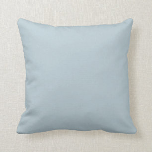 Water Muted Light Blue Solid Colour Background Cushion