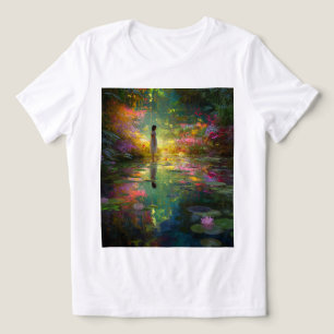 Water Nymph By a Magic Pond Tri-Blend Shirt