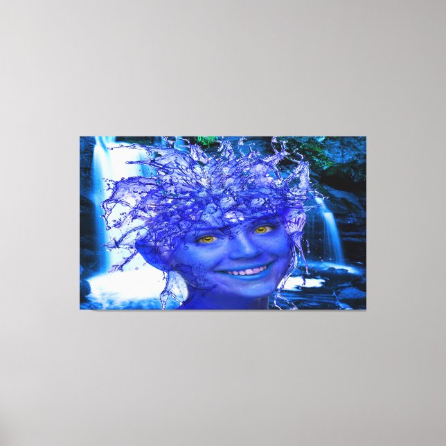 Water Nymph Canvas Print (Front)