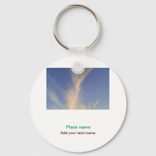 water ocean beach photo add name text place summer key ring