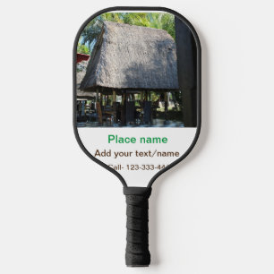 water ocean beach photo add name text place summer pickleball paddle