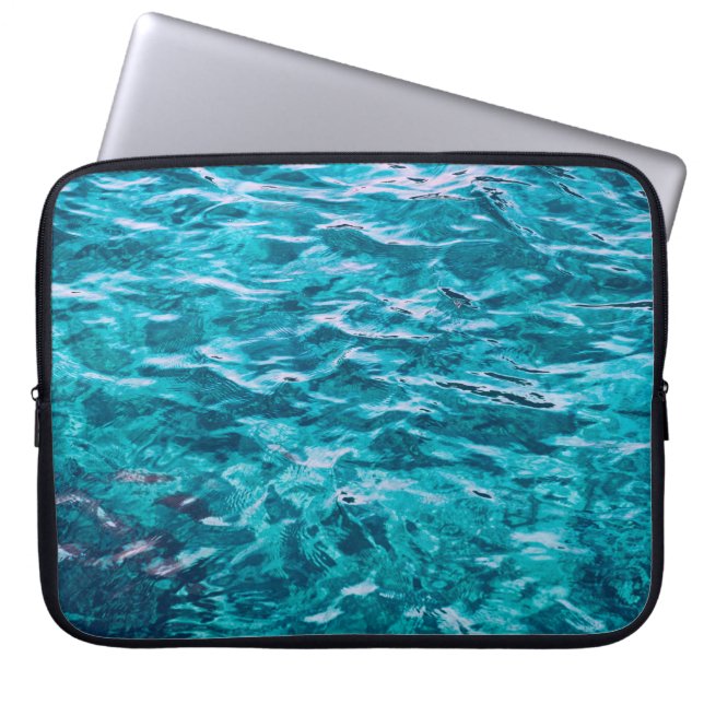Water ocean sea texture nature laptop sleeve (Front)