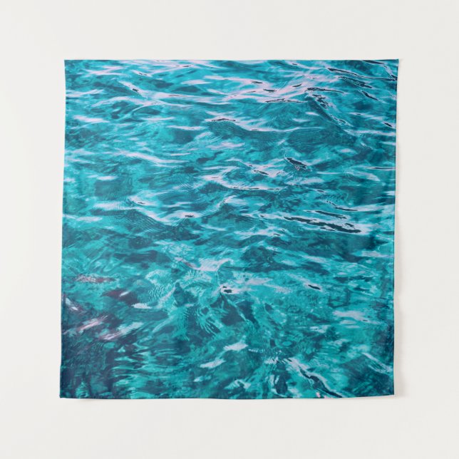 Water ocean sea texture nature tapestry (Front)