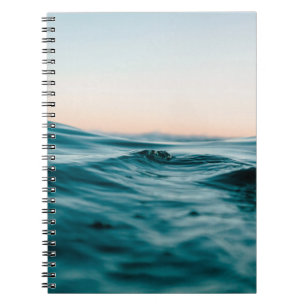 Water ocean wave beach sea nature notebook
