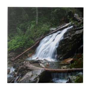 Water Old Mountain Falls Tile