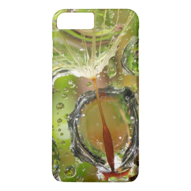 Water on dandelion seed, CA Case-Mate iPhone Case (Back)